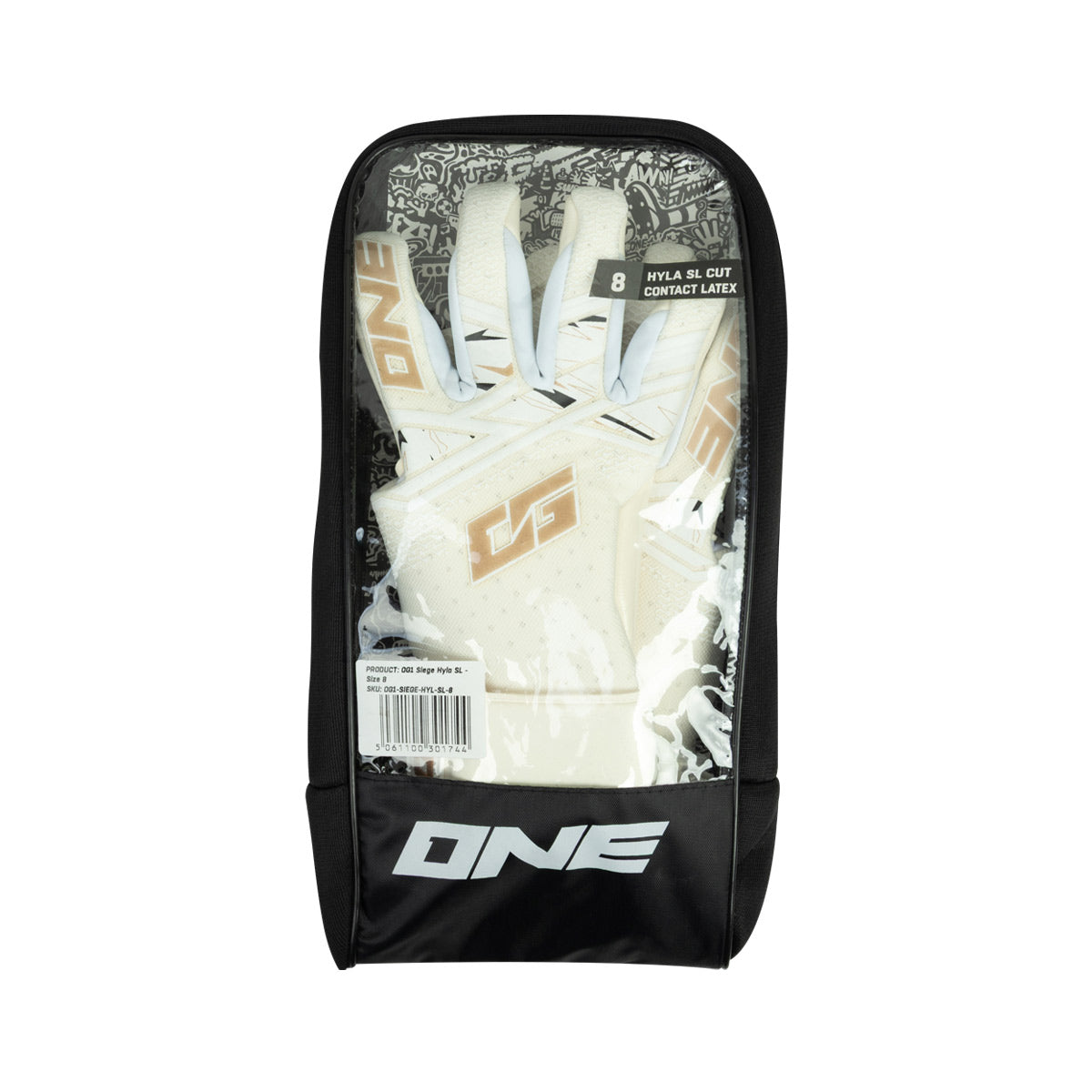 THE ONE GLOVE OG1 - WHITE/SIEGE GOLD/BLACK
