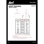 ARI ADEPT TRAINING QTR ZIP JACKET - BLACK/BLACK/SILVER