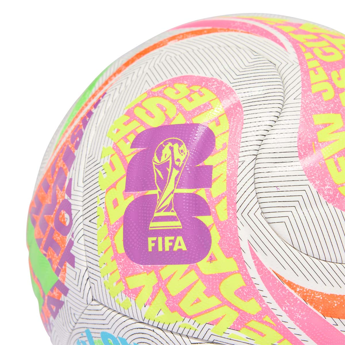 ADIDAS TRIONDA COMPETITION CITY BALL - BRIGHT CYAN/SOLAR ORANGE/PURPLE BURST