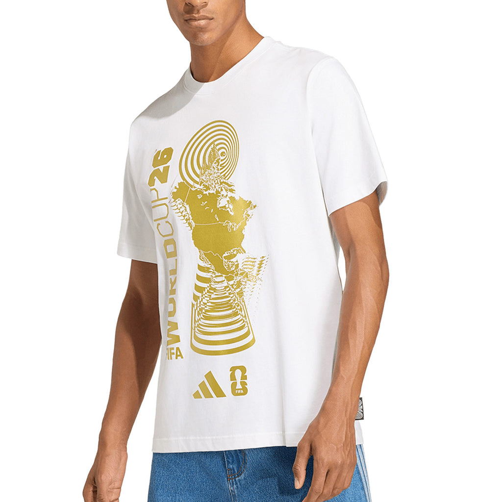ADIDAS WORLD CUP 2026 TOUR TEE - WHITE