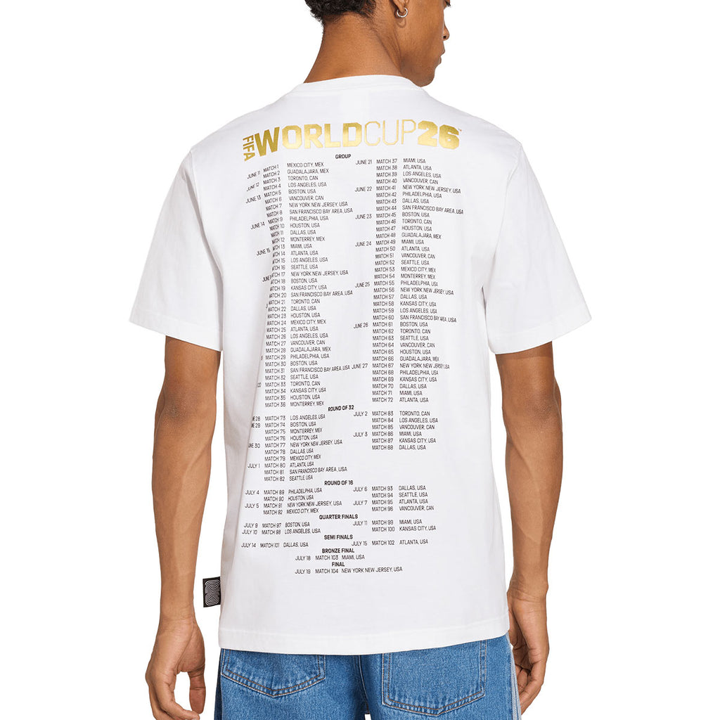 ADIDAS WORLD CUP 2026 TOUR TEE - WHITE