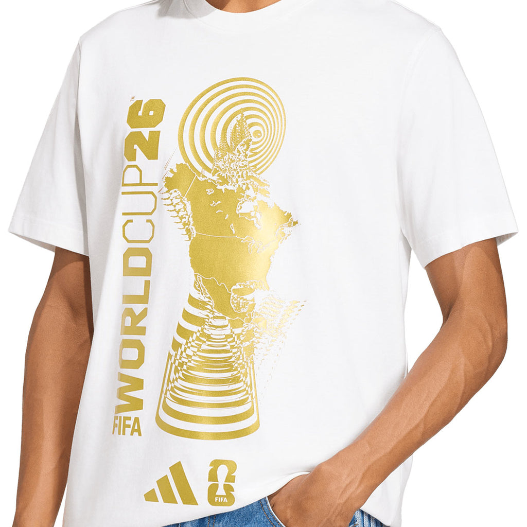 ADIDAS WORLD CUP 2026 TOUR TEE - WHITE