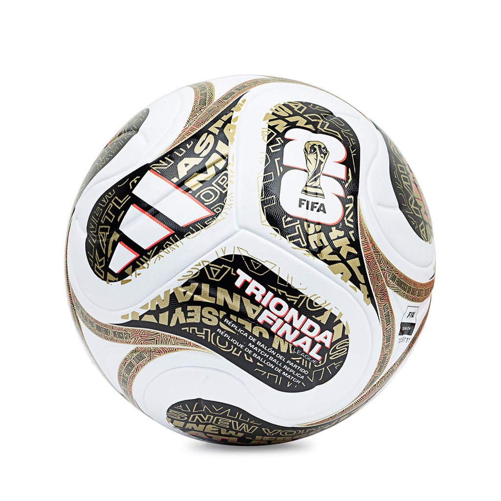ADIDAS TRIONDA LEAGUE FINAL BALL - WHITE/BLACK/GOLD MET