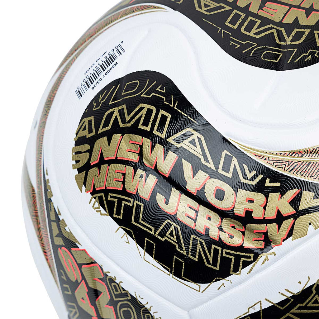 ADIDAS TRIONDA LEAGUE FINAL BALL - WHITE/BLACK/GOLD MET