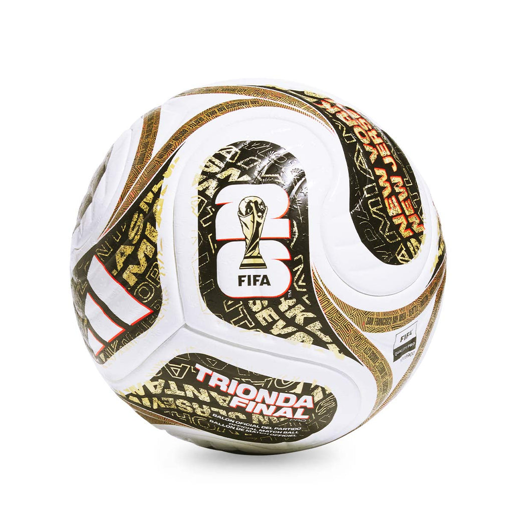ADIDAS TRIONDA PRO FINAL BALL - WHITE/BLACK/GOLD MET
