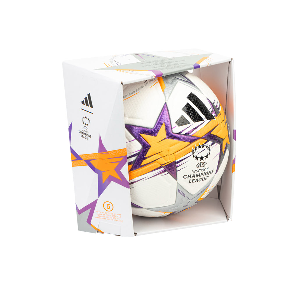 ADIDAS WOMEN UCL 2026/2027 PRO BALL - WHITE/LUCID TANGERINE/BLACK