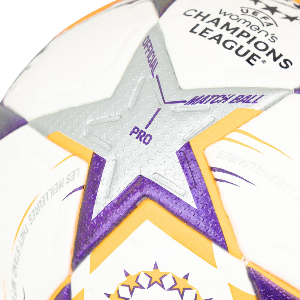 ADIDAS WOMEN UCL 2026/2027 PRO BALL - WHITE/LUCID TANGERINE/BLACK