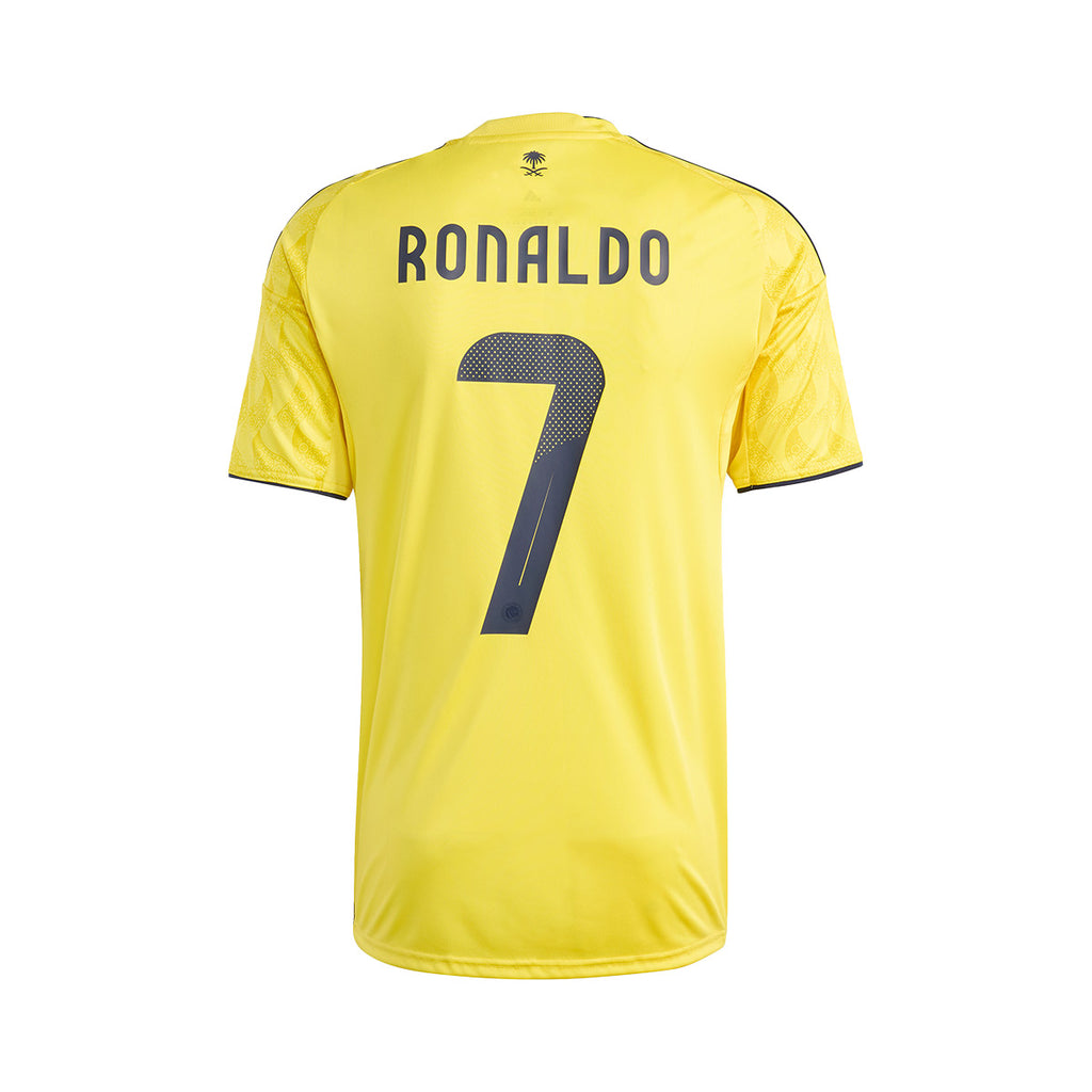 ADIDAS AL NASSR 2025/2026 HOME REPLICA JERSEY RONALDO#7 - IMPACT YELLOW/NIGHT INDIGO