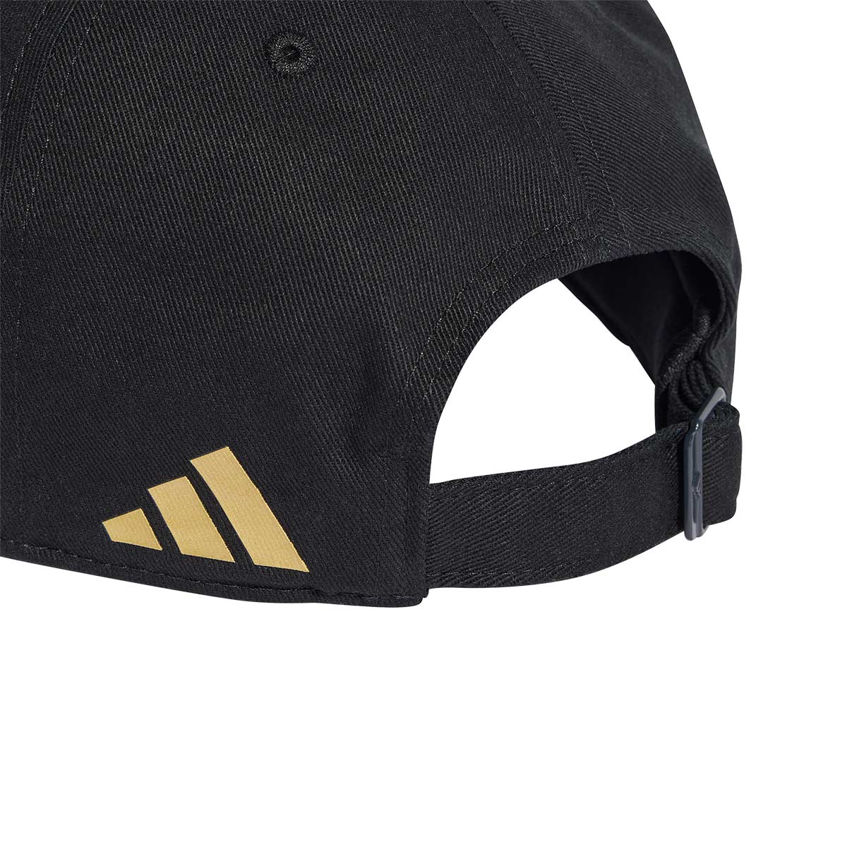 ADIDAS OFFICIAL EMBLEM 2026 CAP - BLACK/DARK FOOTBALL GOLD