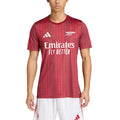 ADIDAS ARSENAL 2025/2026 PRE SHIRT - TEAM COLL BURGUNDY/PURE RUBY