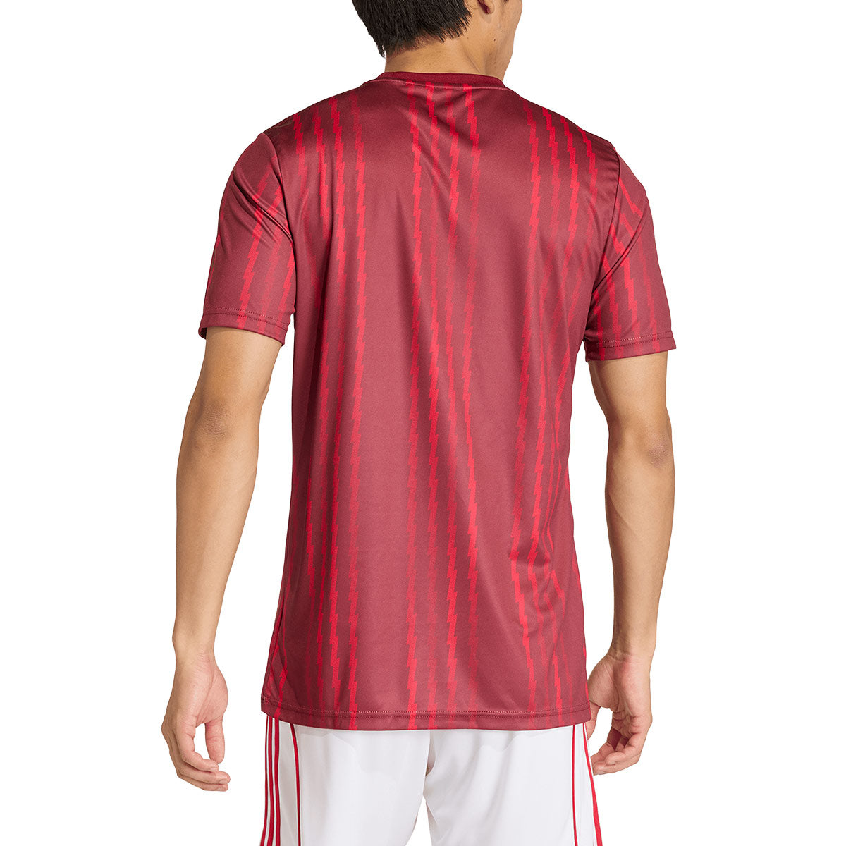 ADIDAS ARSENAL 2025/2026 PRE SHIRT - TEAM COLL BURGUNDY/PURE RUBY