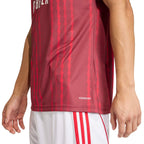 ADIDAS ARSENAL 2025/2026 PRE SHIRT - TEAM COLL BURGUNDY/PURE RUBY