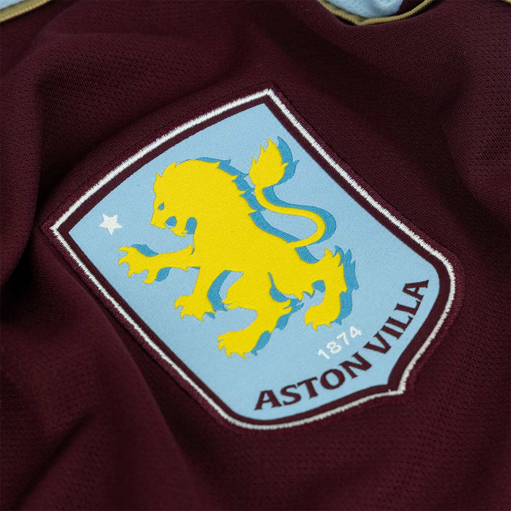 ADIDAS ASTON VILLA 2025/2026 HOME REPLICA JERSEY - MAROON/GLOW BLUE