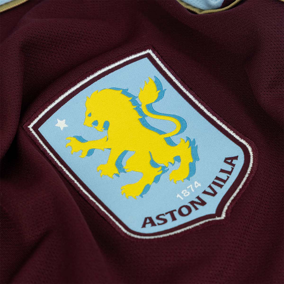 ADIDAS ASTON VILLA 2025/2026 HOME REPLICA JERSEY - MAROON/GLOW BLUE