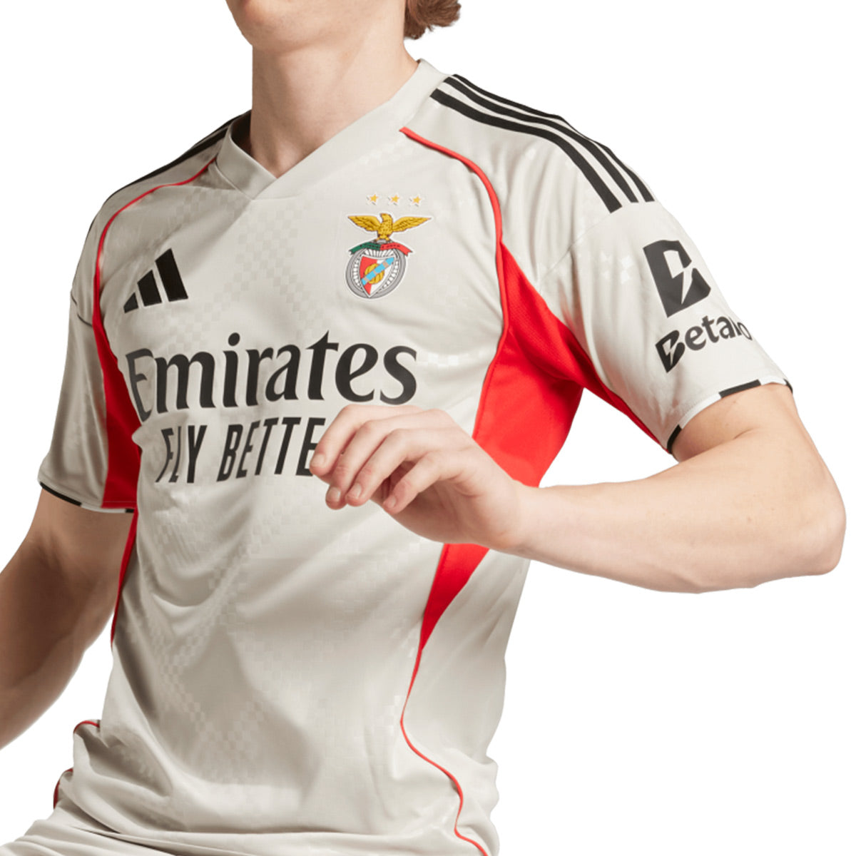 ADIDAS BENFICA 2025/2026 AWAY REPLICA JERSEY - WONDER ALUMINA