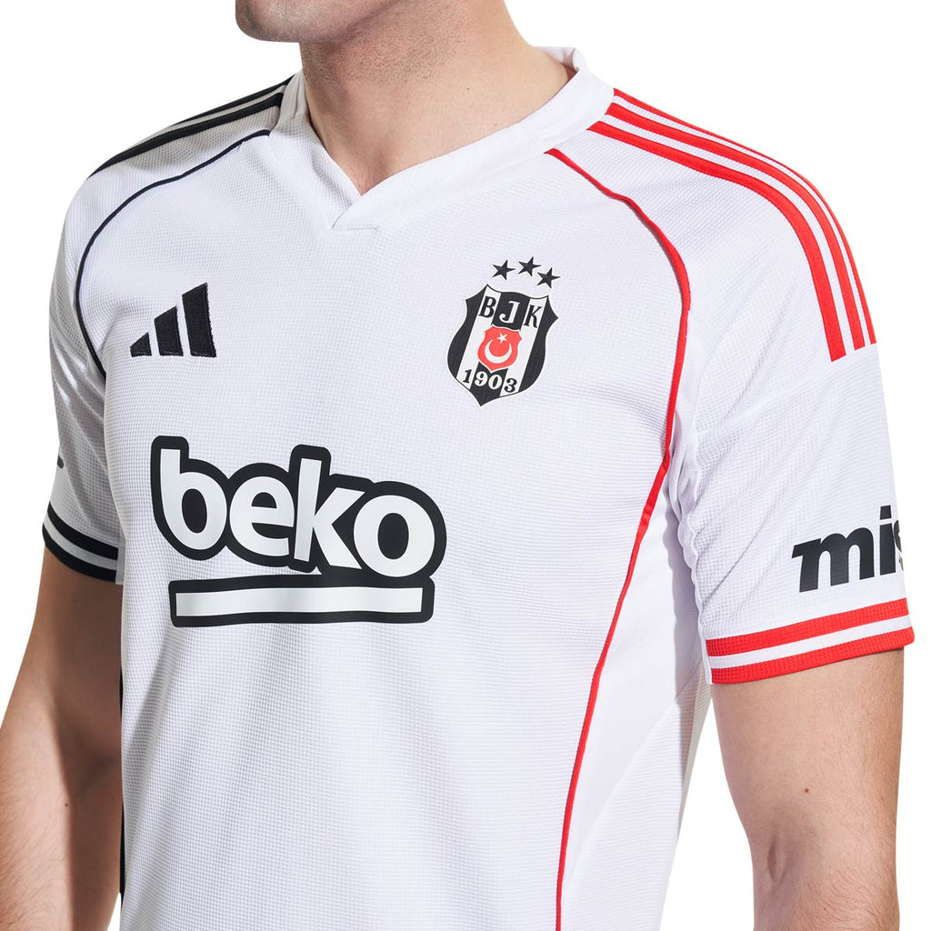 ADIDAS BESIKTAS 2025/2026 HOME REPLICA JERSEY - WHITE