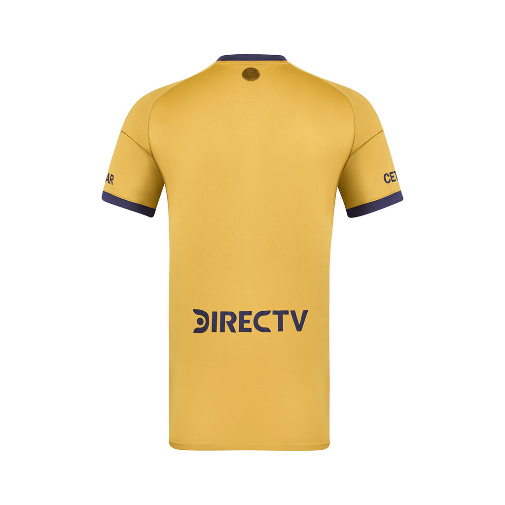ADIDAS BOCA JUNIORS 2025/2026 AWAY JERSEY - PYRITE/SHADOW NAVY/NIGHT NAVY