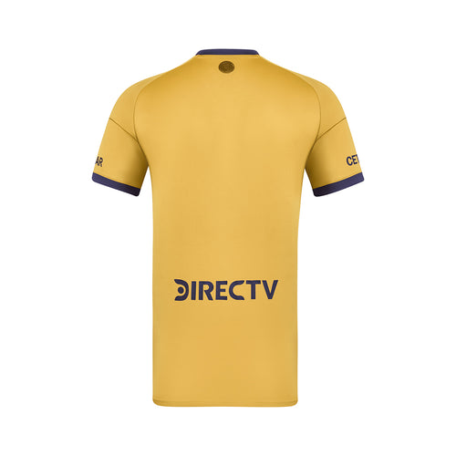 ADIDAS BOCA JUNIORS 2025/2026 AWAY JERSEY - PYRITE/SHADOW NAVY/NIGHT NAVY