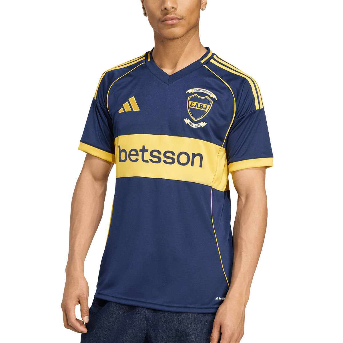ADIDAS BOCA JUNIORS 2025/2026 HOME JERSEY - NIGHT INDIGO/BOLD GOLD