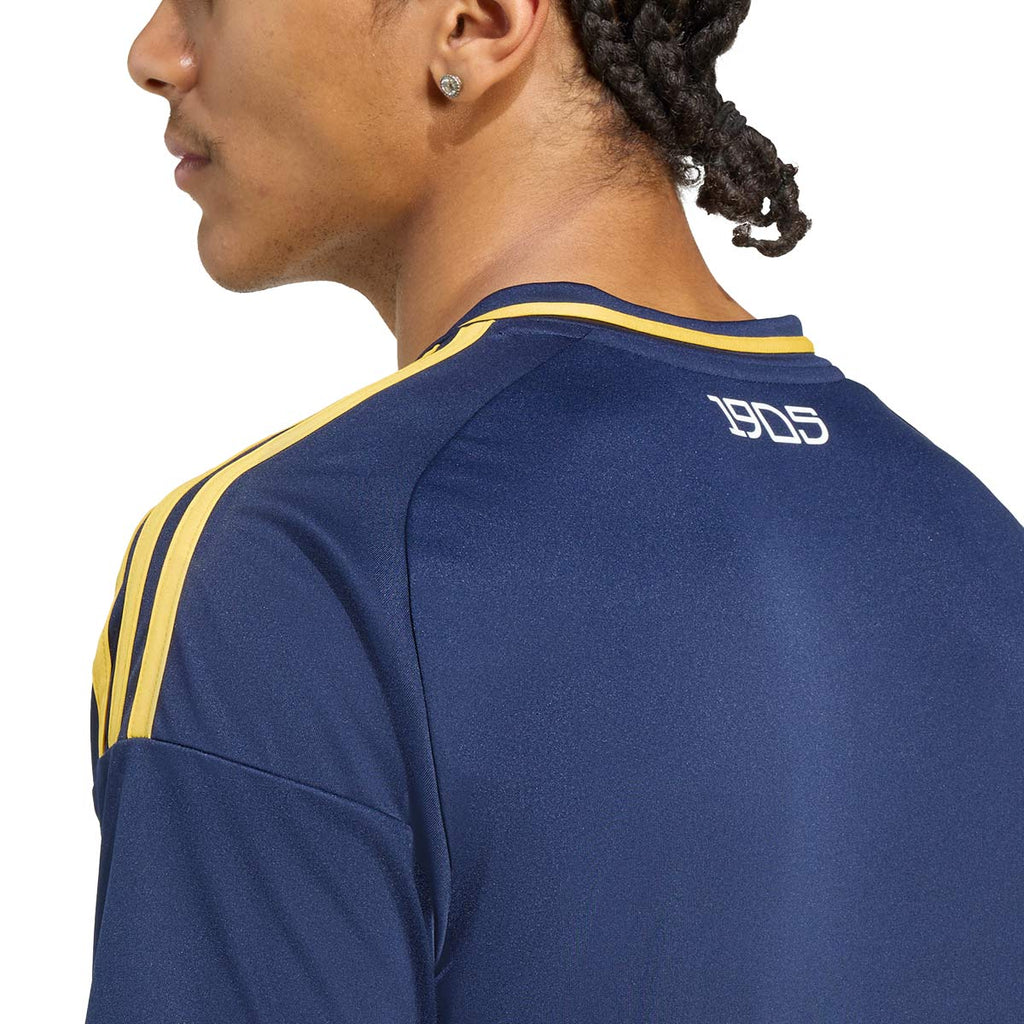 ADIDAS BOCA JUNIORS 2025/2026 HOME JERSEY - NIGHT INDIGO/BOLD GOLD