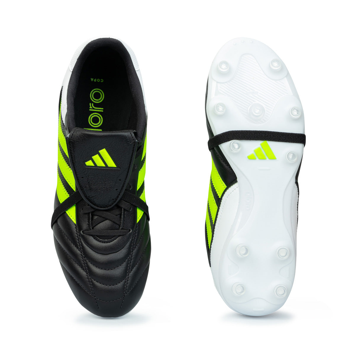 ADIDAS COPA GLORO II FG - CORE BLACK/LUCID LEMON/FTWR WHITE