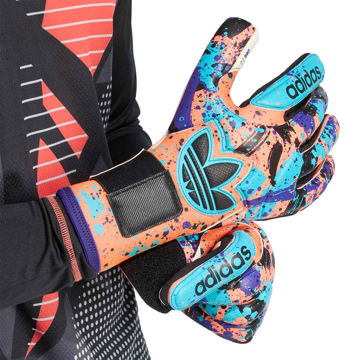 ADIDAS COPA PRO GLOVES - SOLAR ORANGE/ENERGY INK/BLACK