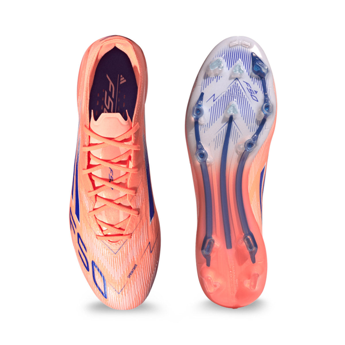 ADIDAS F50 ELITE FG - BEAM ORANGE/LUCID BLUE/FTWR WHITE