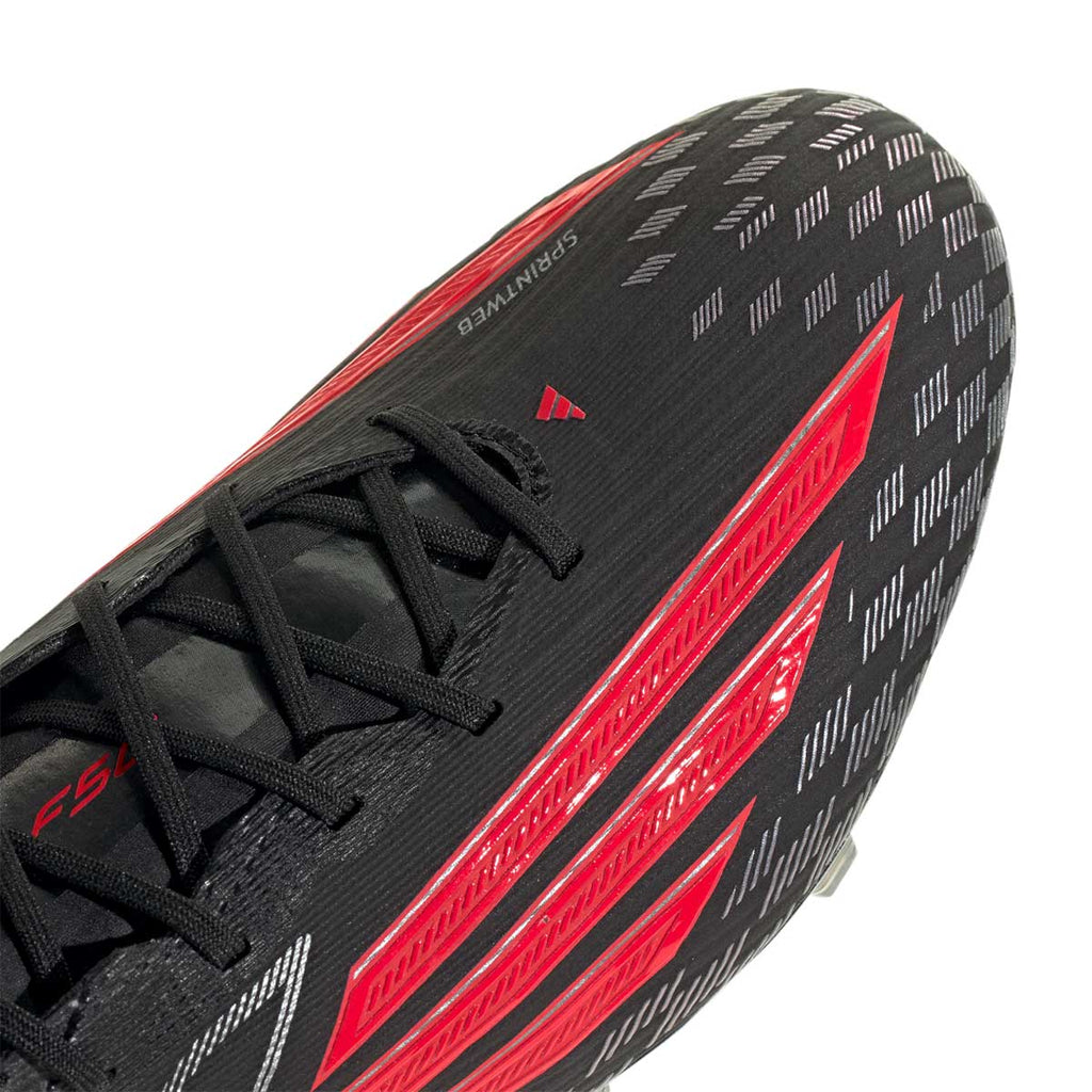 ADIDAS F50 ELITE FG - CORE BLACK/LUCID RED/CORE BLACK