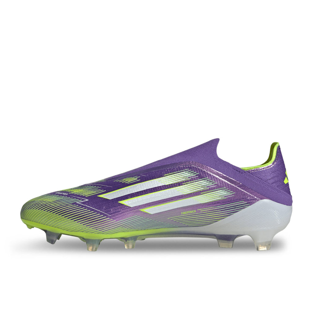 ADIDAS F50 ELITE LACELESS FG - PURPLE RUSH/FTWR WHITE/LUCID LEMON