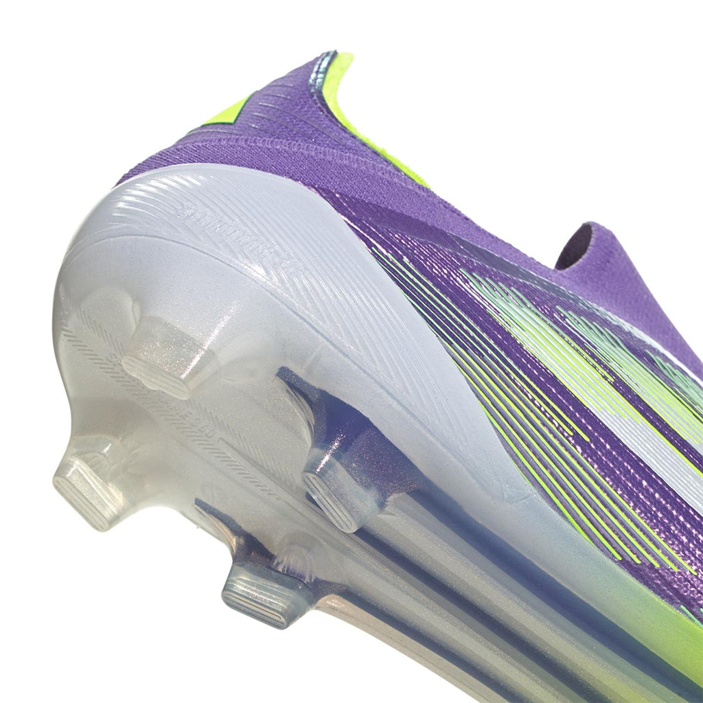 ADIDAS F50 ELITE LACELESS FG - PURPLE RUSH/FTWR WHITE/LUCID LEMON