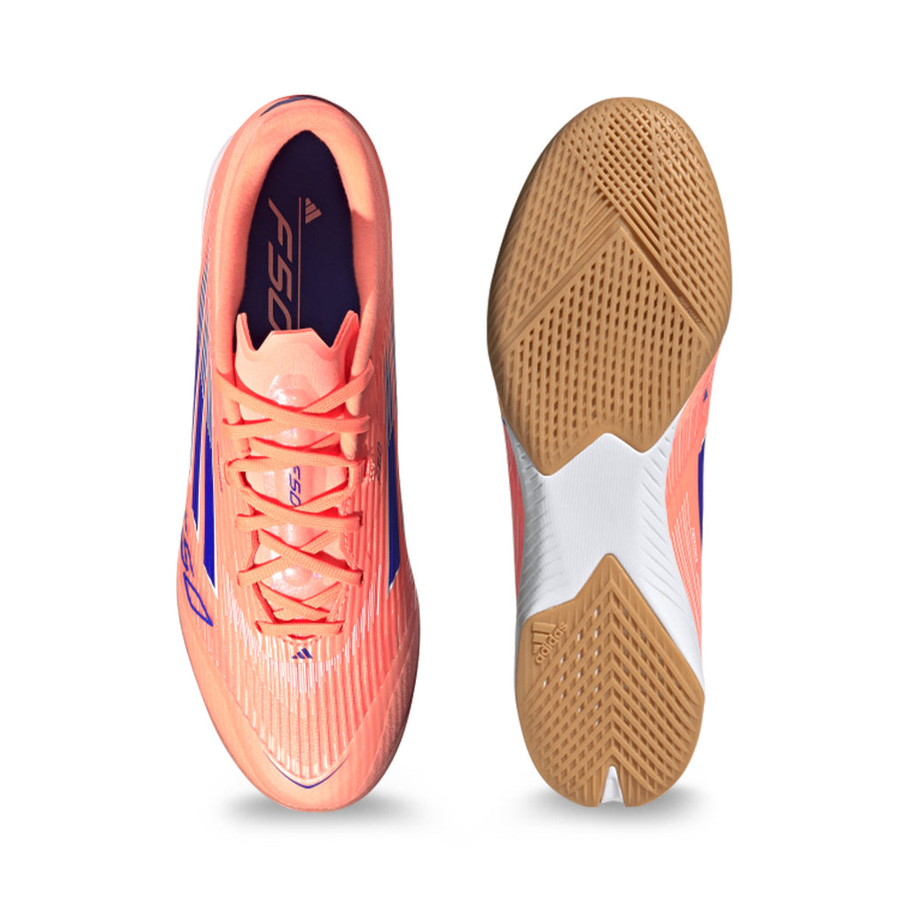 ADIDAS F50 LEAGUE IN - BEAM ORANGE/LUCID BLUE/FTWR WHITE