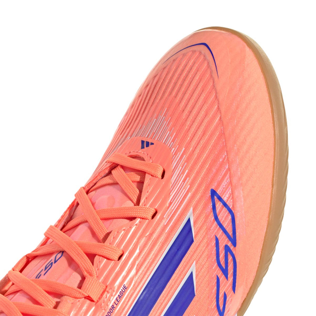 ADIDAS F50 LEAGUE IN - BEAM ORANGE/LUCID BLUE/FTWR WHITE