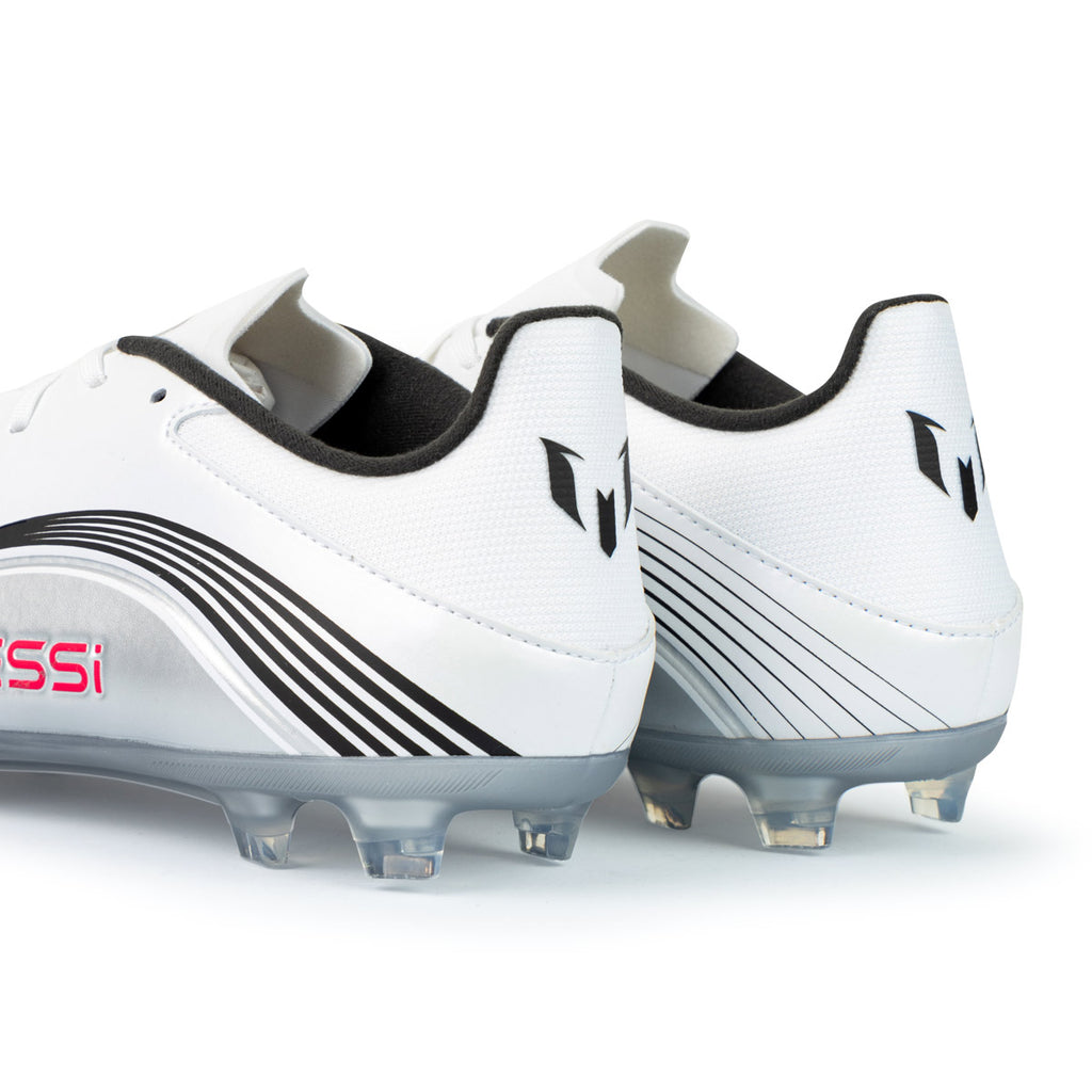 ADIDAS F50 MESSI LEAGUE FG/MG - FTWR WHITE/LUCID RED/SILVER MET