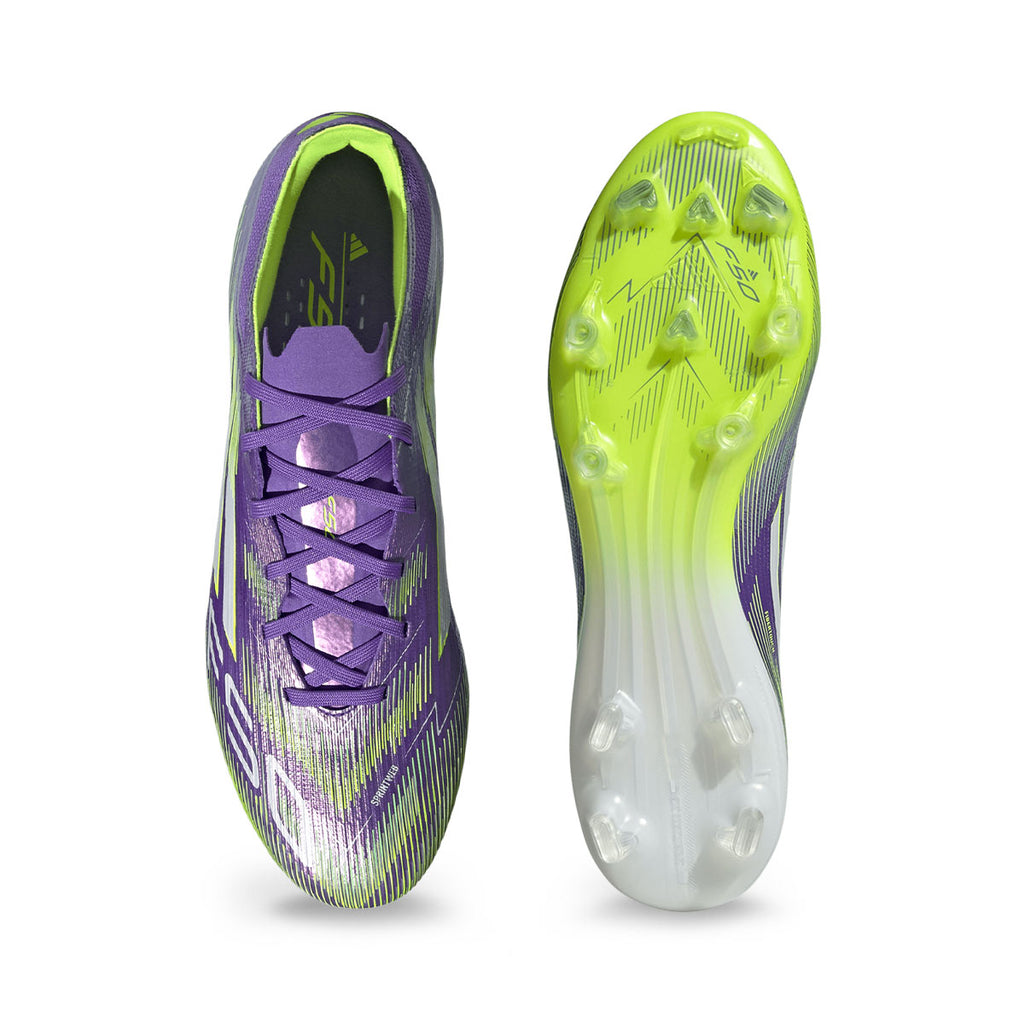 ADIDAS F50 PRO FG - PURPLE RUSH/FTWR WHITE/LUCID LEMON