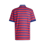 ADIDAS BAYERN MUNICH LIFESTYLER JERSEY - RED/DARK BLUE