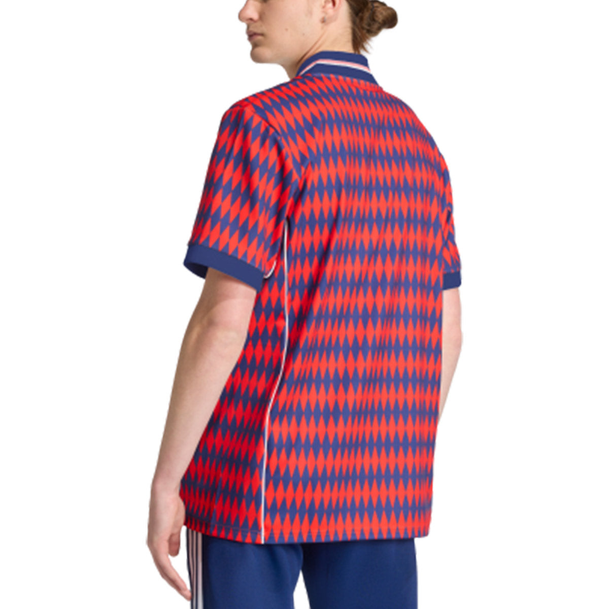 ADIDAS BAYERN MUNICH LIFESTYLER JERSEY - RED/DARK BLUE