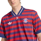 ADIDAS BAYERN MUNICH LIFESTYLER JERSEY - RED/DARK BLUE