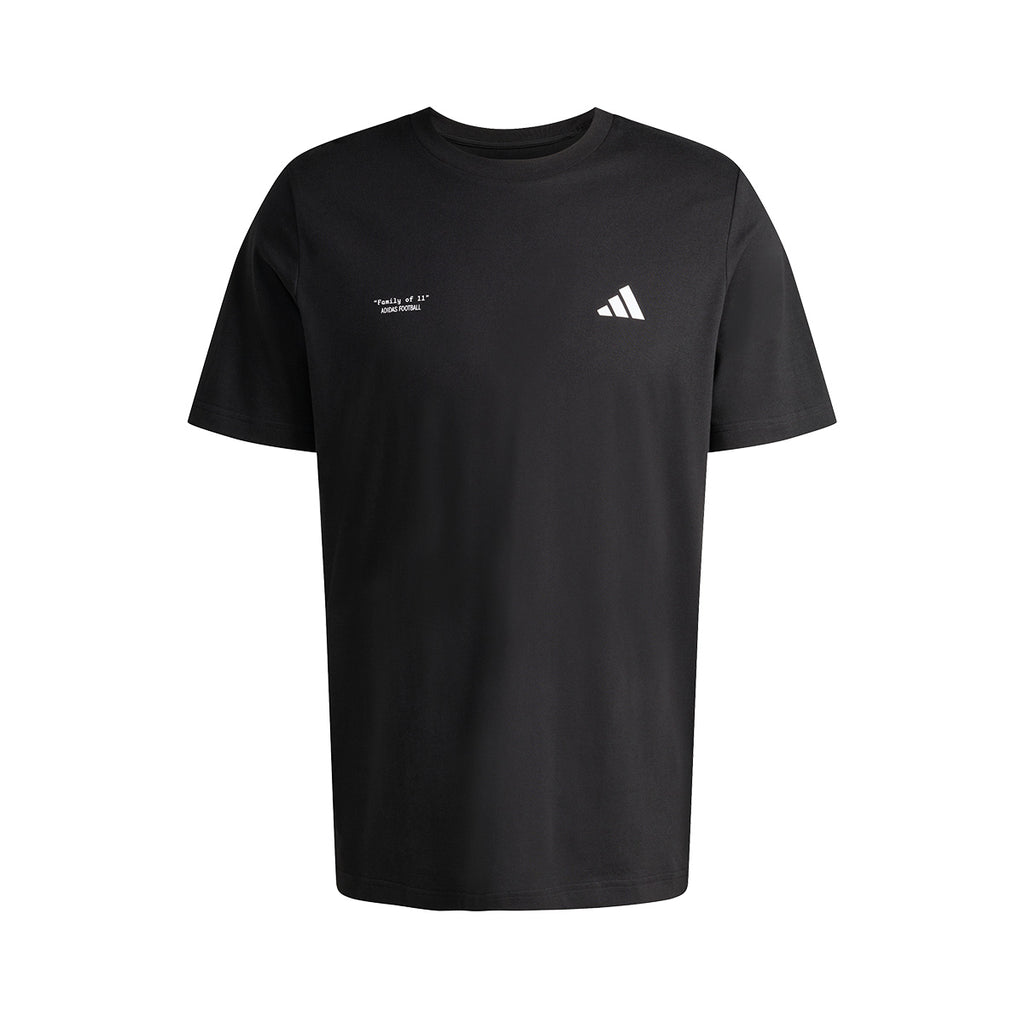 ADIDAS FOOTBALL GRAPHIC TEE - BLACK
