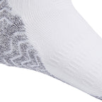 ADIDAS FOOTBALL GRIP KNITTED CUSHIONED CREW SOCKS - WHITE/BLACK