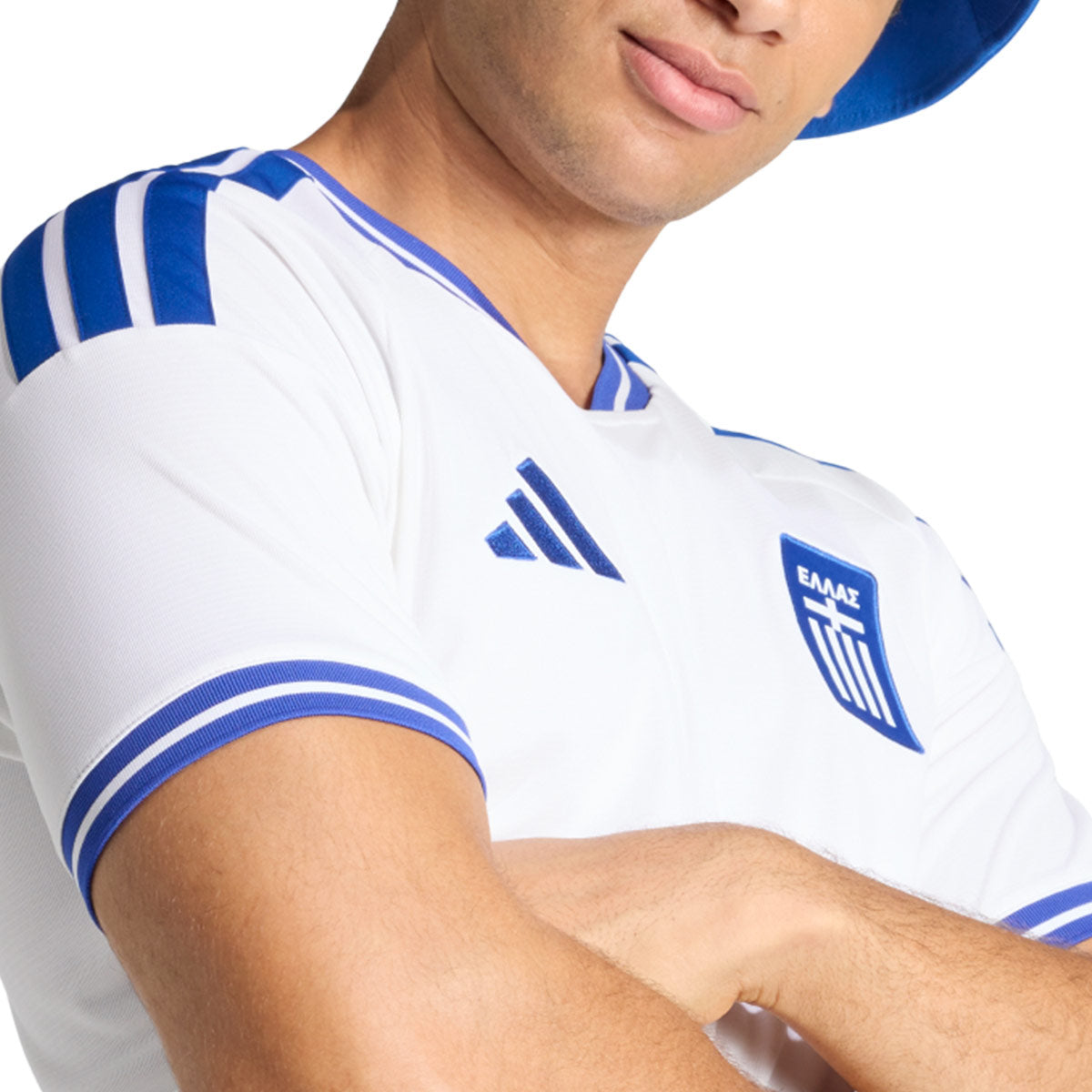 ADIDAS GREECE 2026 HOME REPLICA JERSEY - WHITE
