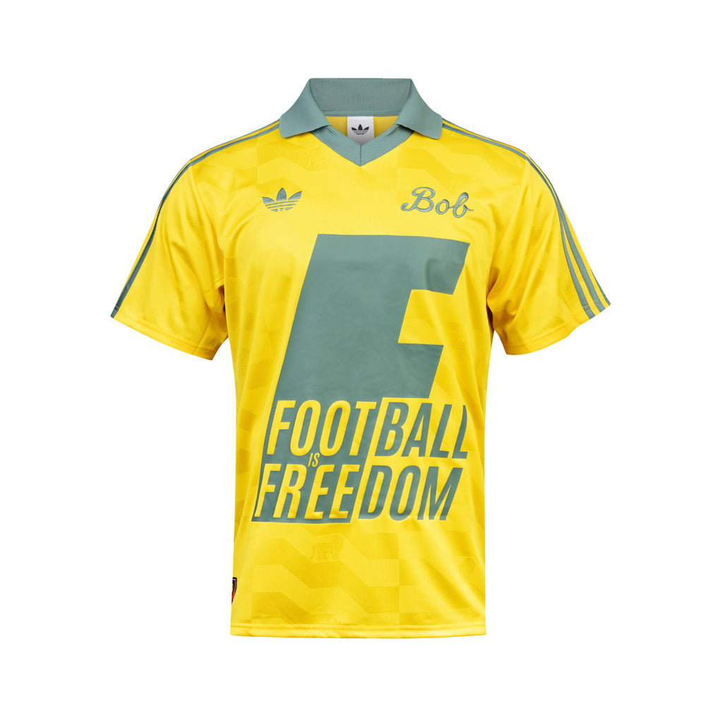 ADIDAS JAMAICA X BOB MARLEY OG JERSEY - BOLD GOLD