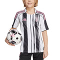 ADIDAS JUVENTUS 2025/2026 HOME KIDS JERSEY - WHITE/BLACK