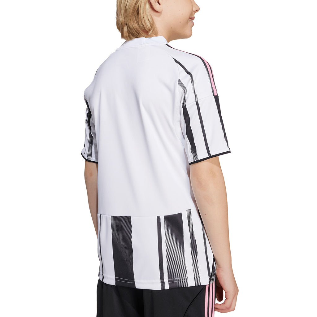 ADIDAS JUVENTUS 2025/2026 HOME KIDS JERSEY - WHITE/BLACK