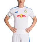 ADIDAS LEEDS UNITED 2025/2026 HOME REPLICA JERSEY - WHITE/BLUE
