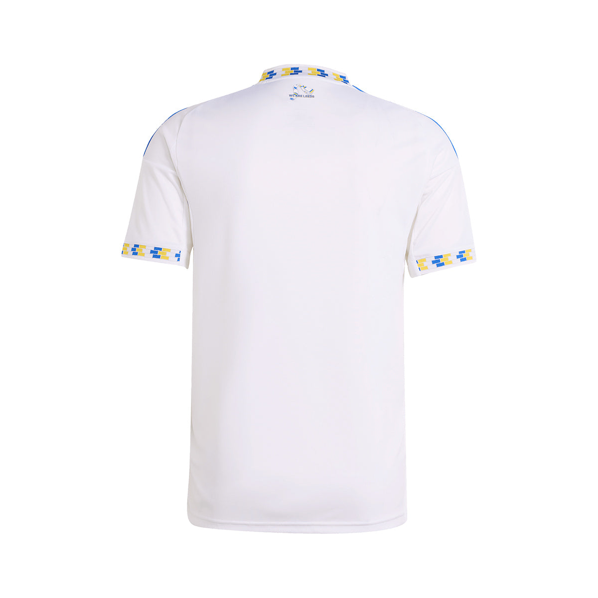 ADIDAS LEEDS UNITED 2025/2026 HOME REPLICA JERSEY - WHITE/BLUE