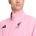 ADIDAS LIVERPOOL 2025/2026 ANTHEM JACKET - SEMI PINK GLOW