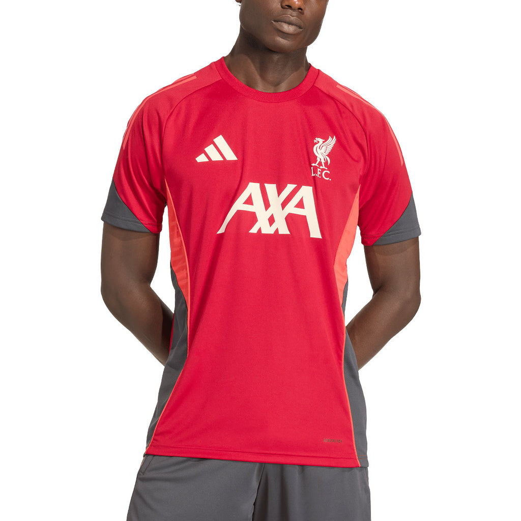 ADIDAS LIVERPOOL 2025/2026 TRAINING JERSEY - STRAWBERRY RED