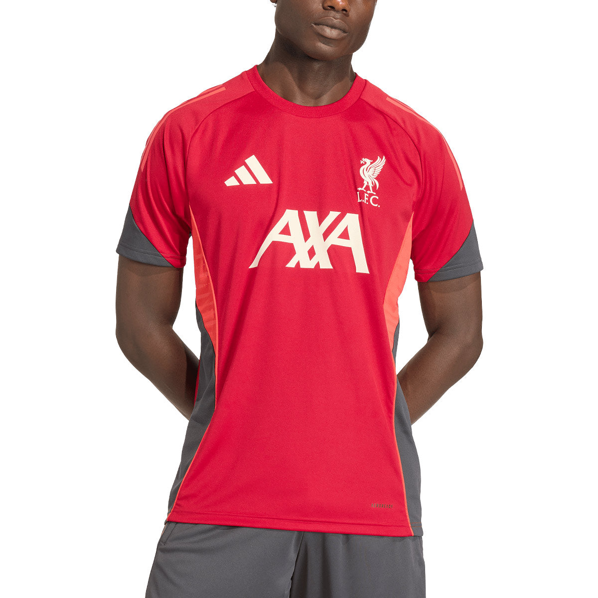 ADIDAS LIVERPOOL 2025/2026 TRAINING JERSEY - STRAWBERRY RED