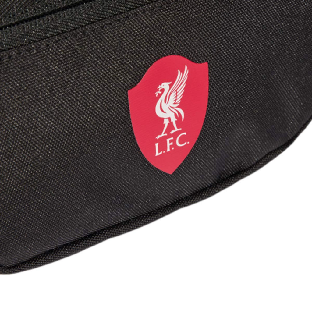 ADIDAS LIVERPOOL 2025/2026 WAIST BAG - BLACK/STRAWBERRY RED