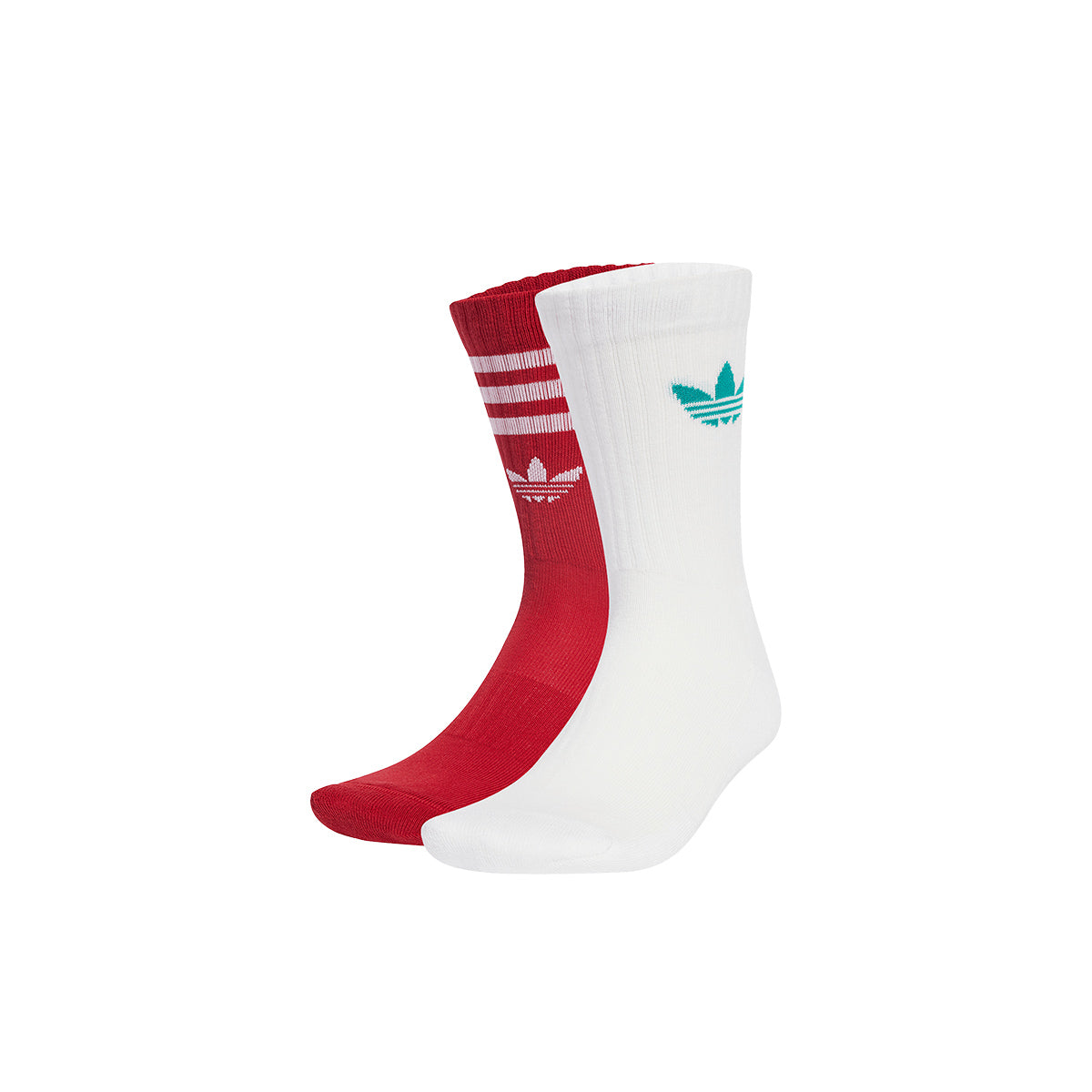 ADIDAS LIVERPOOL 2025/2026 SOCKS 2 PAIRS - WHITE/STRAWBERRY RED/SEA GREEN